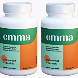 Emma Relief Supplement Pills Konsciens Keto for Gut Bloating (2 Pack-120 Capsules)