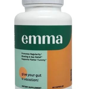 Emma Relief Supplement Pills Konsciens Keto for Gut Bloating 60 Capsules Exp 2026