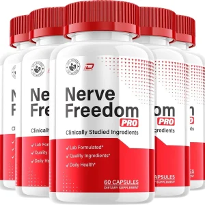 Nerve Freedom Pro – Natural Nerve Health Capsules, 300 Count (5 Bottles)